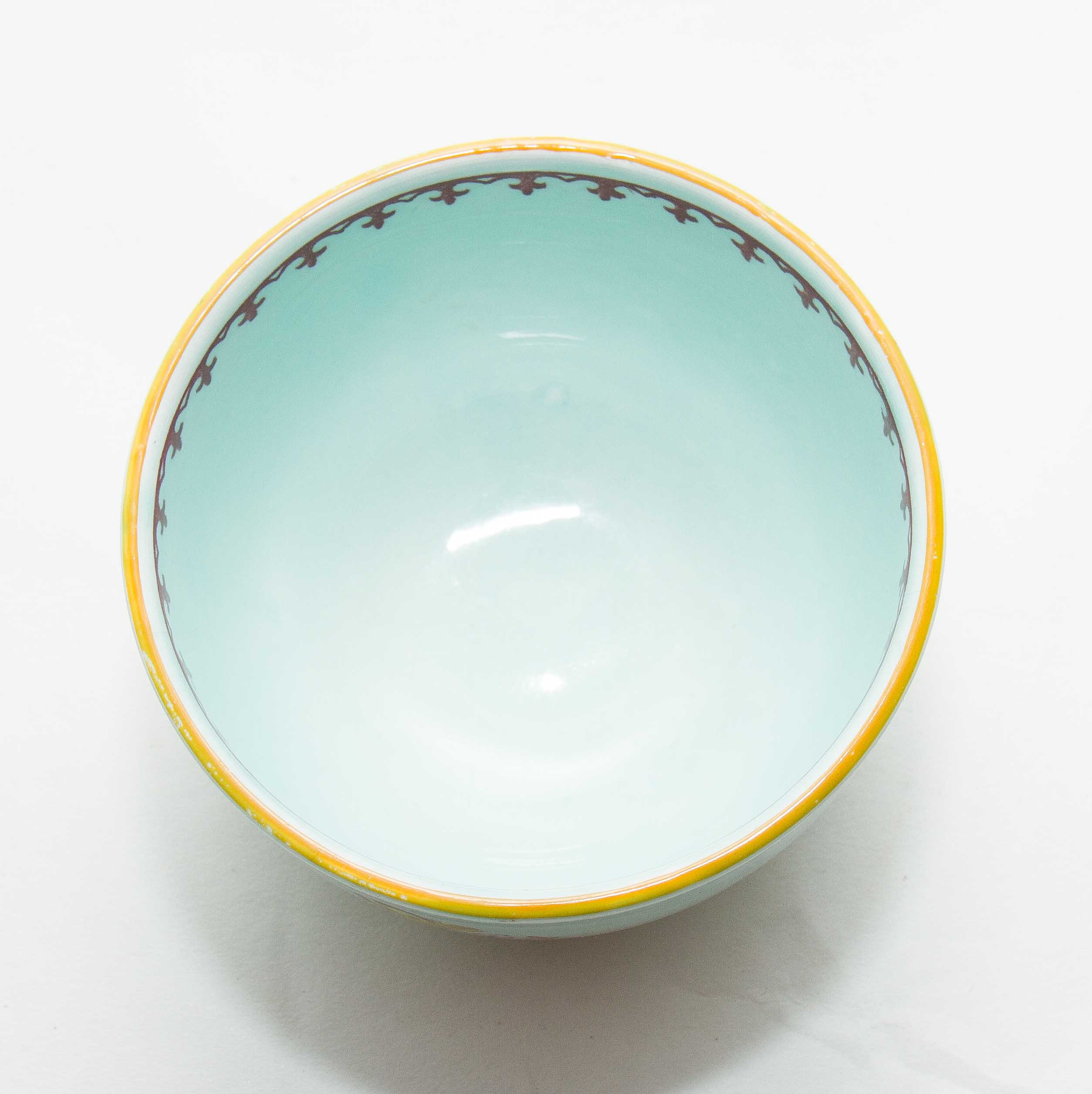 Adams Calyx Ware Micratex green pink Oriental flowers Vintage Adams crown mark English Ironstone sugar bowl dish pottery replacements