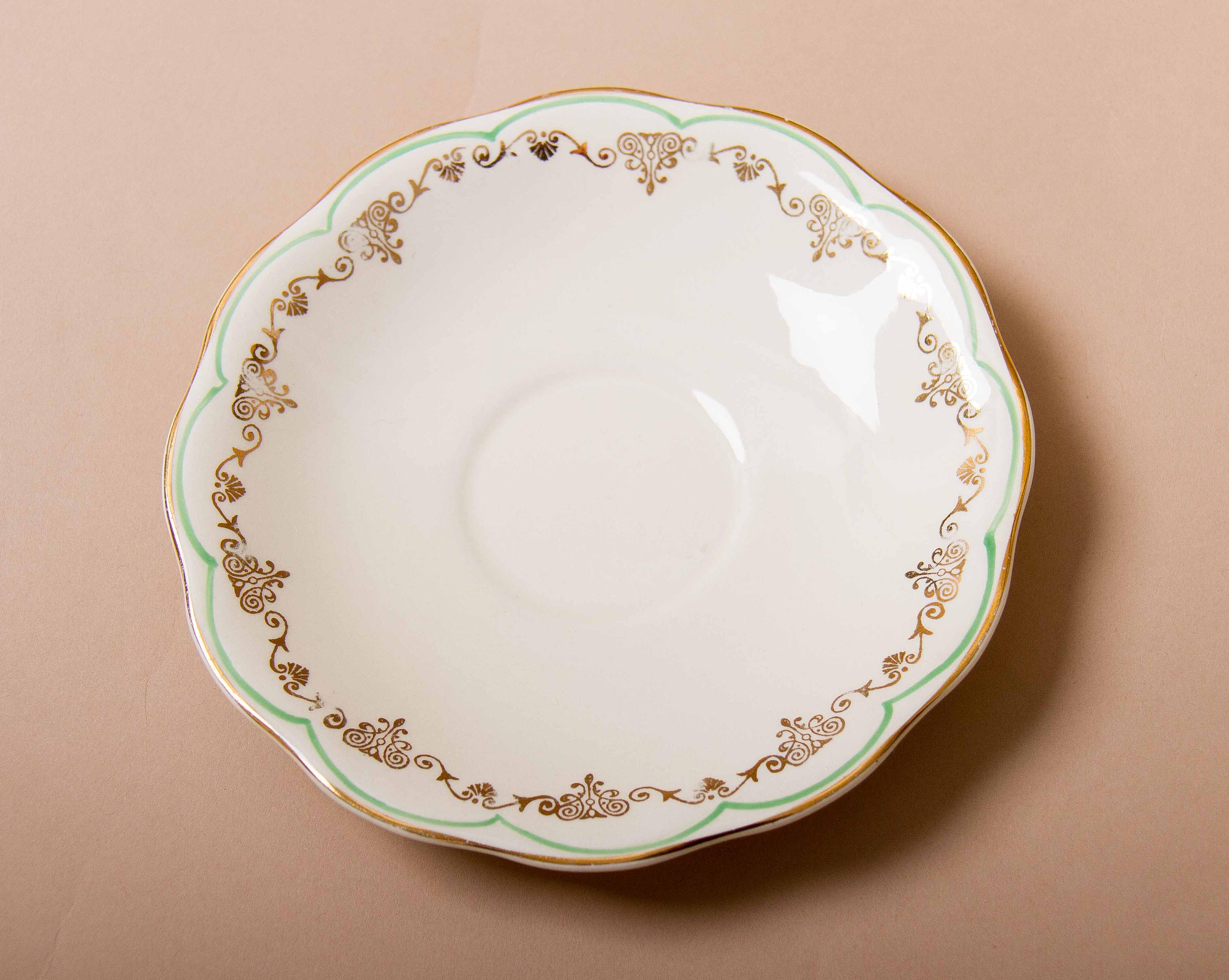 British Anchor Regency Vintage Tea Cup & Saucer Staffordshire Potteries