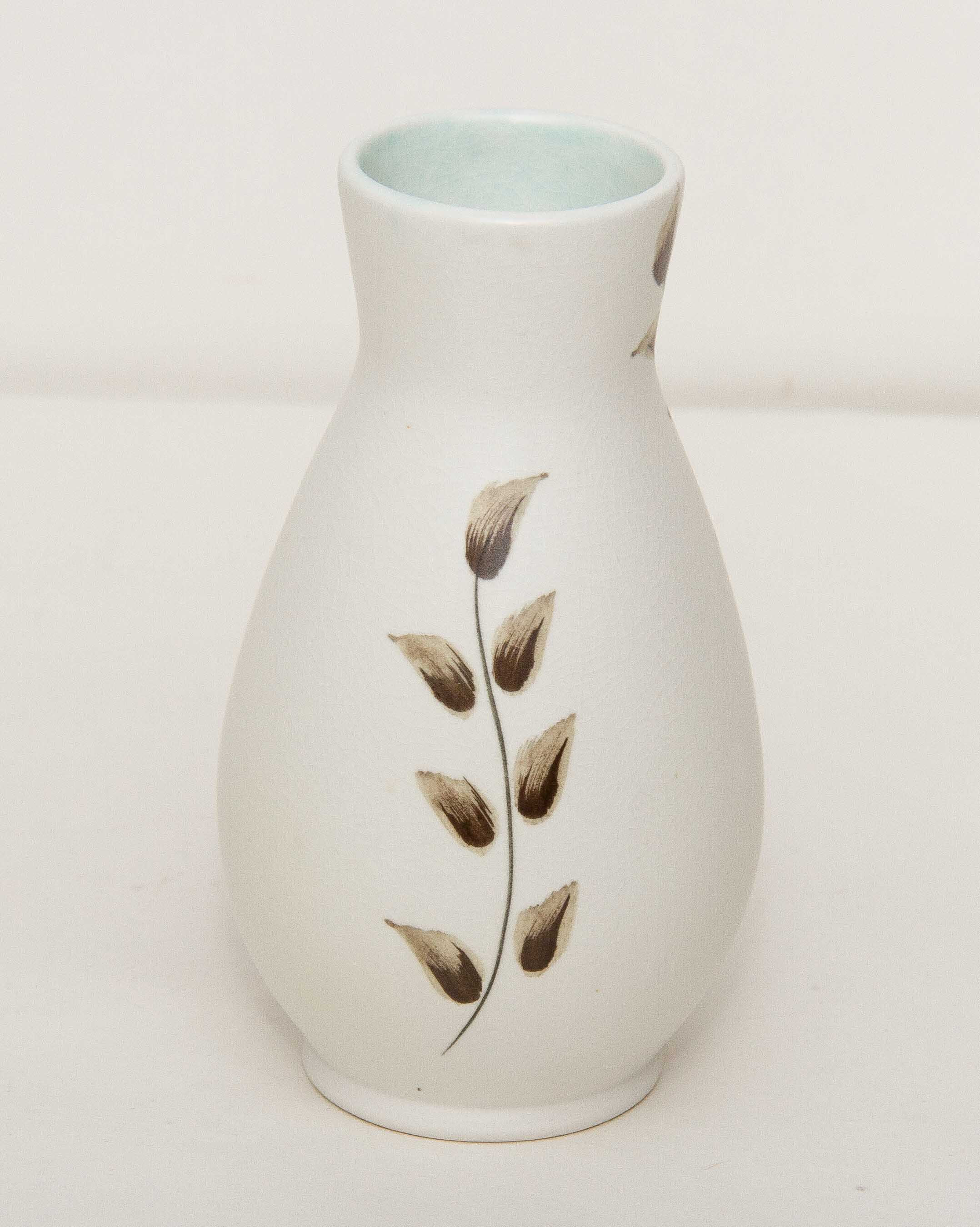 Radford vintage hand painted vase single stem pink floral flower pattern elegant vase