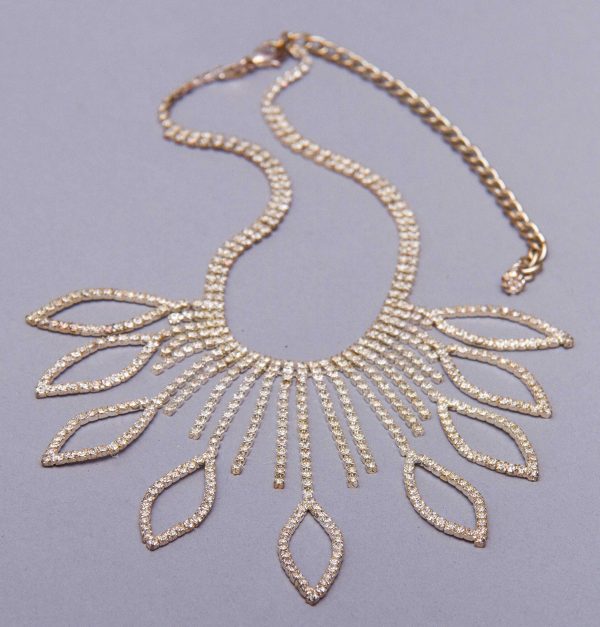 , Vintage Rhinestone sparkly necklace Lee Sands