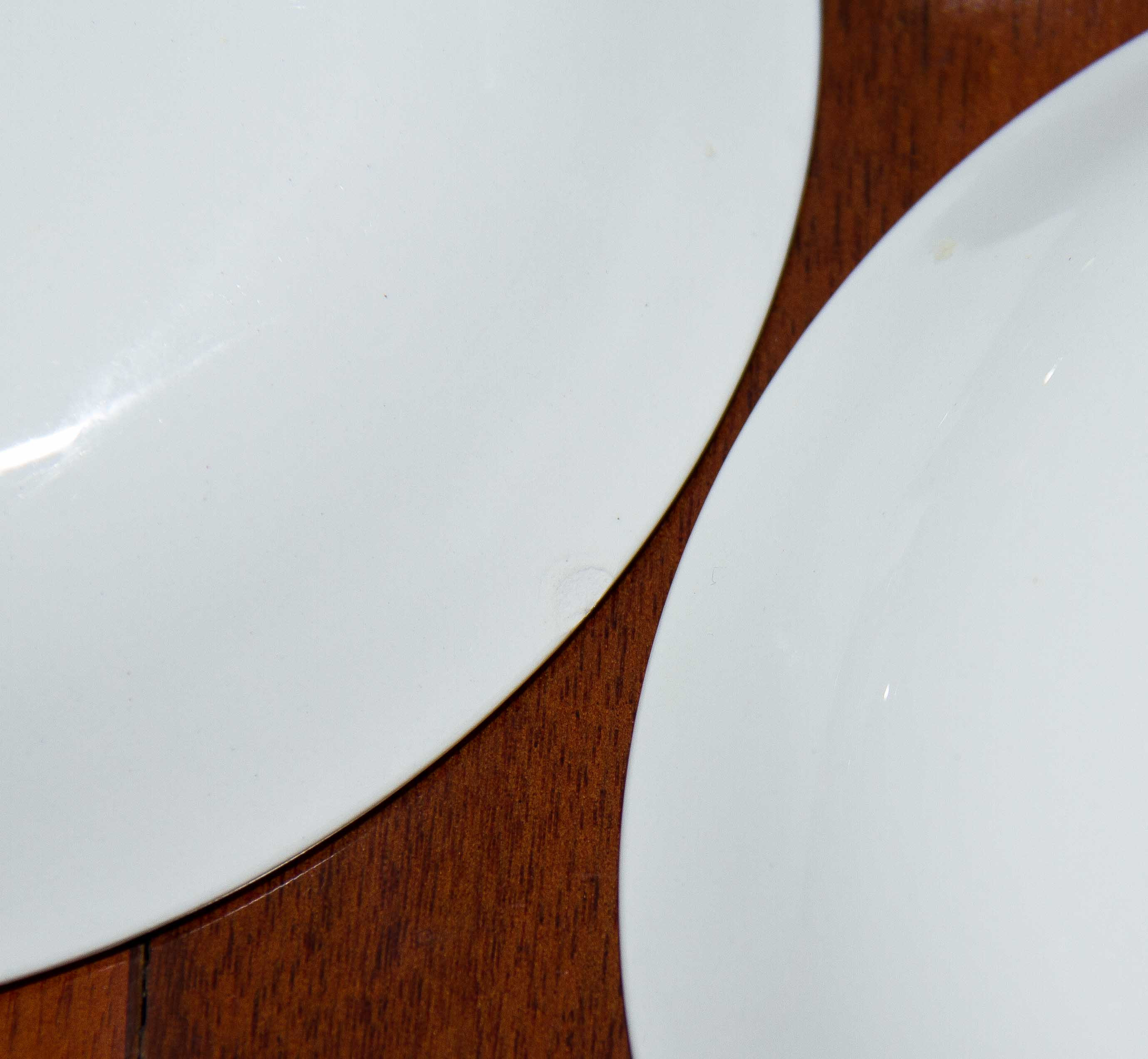 Royal Tunstall Staffordshire soup or desert bowls set of 6 with plates