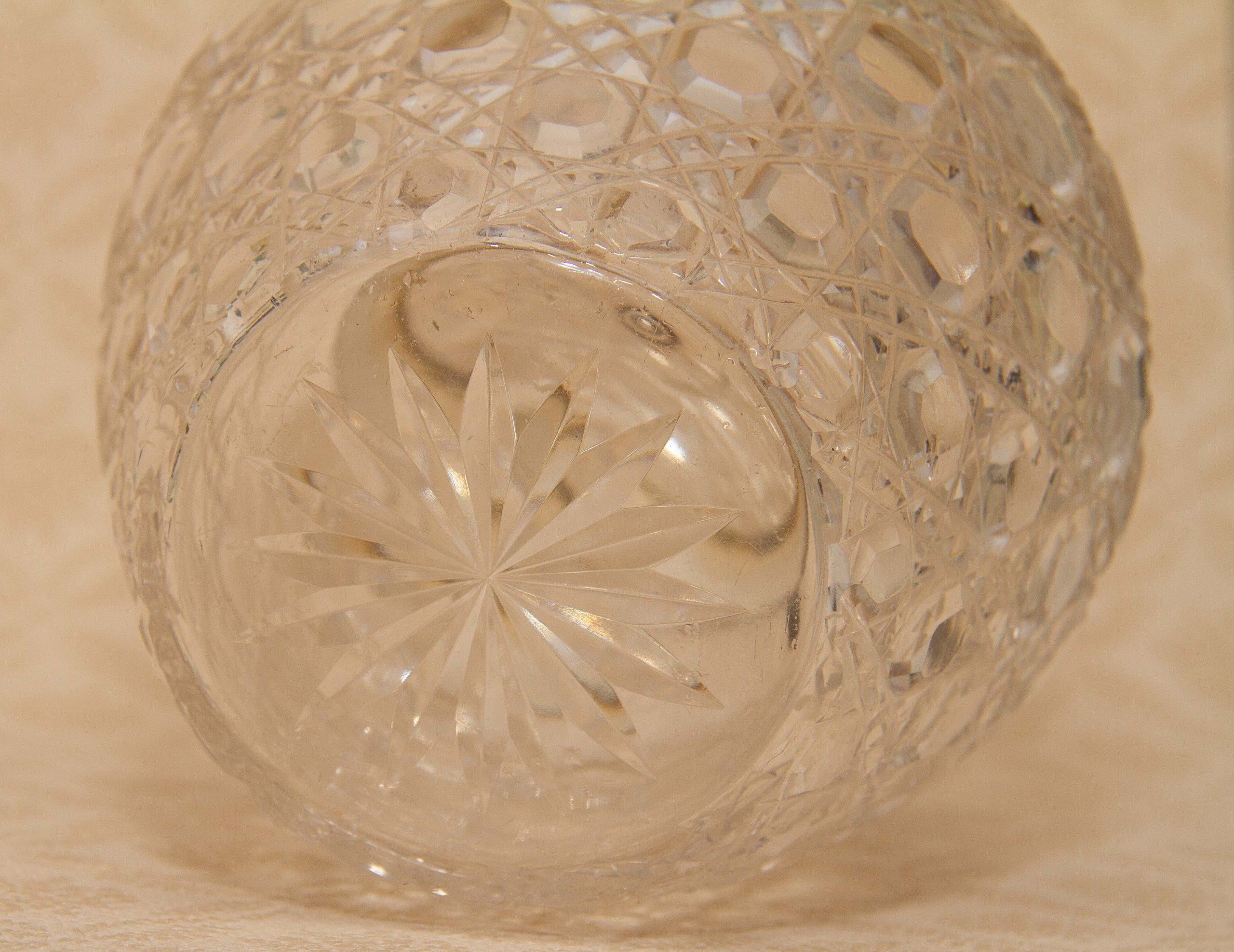 Antique William Hutton and Sons Silver plate Cut Glass Biscuit Barrel WH&S