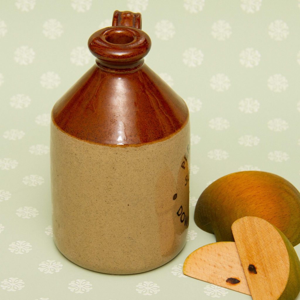 Moira Pottery Perry Brothers Somerset Cider Dowlish Wake Vintage Stoneware Jar Bar Pub Display