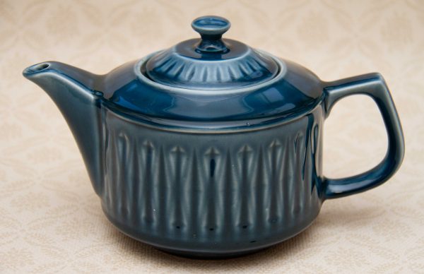 Sadler Strawberry Teapot 1970's, Sadler Blue Glaze Vintage 1970&#8217;s Teapot