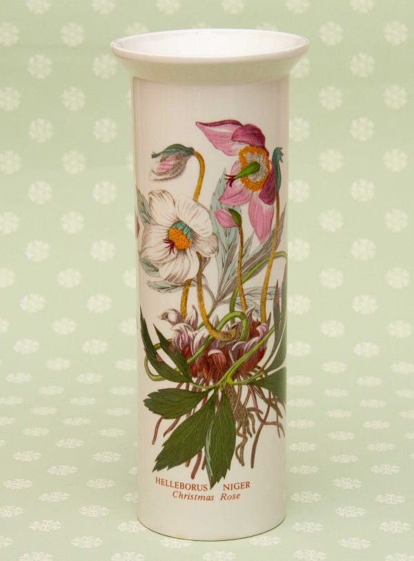 Portmeirion Botanic Garden, Portmeirion Botanic Garden Serif Vase &#8211; Helleborus Niger &#8211; Christmas Rose &#8211; Older Backstamp