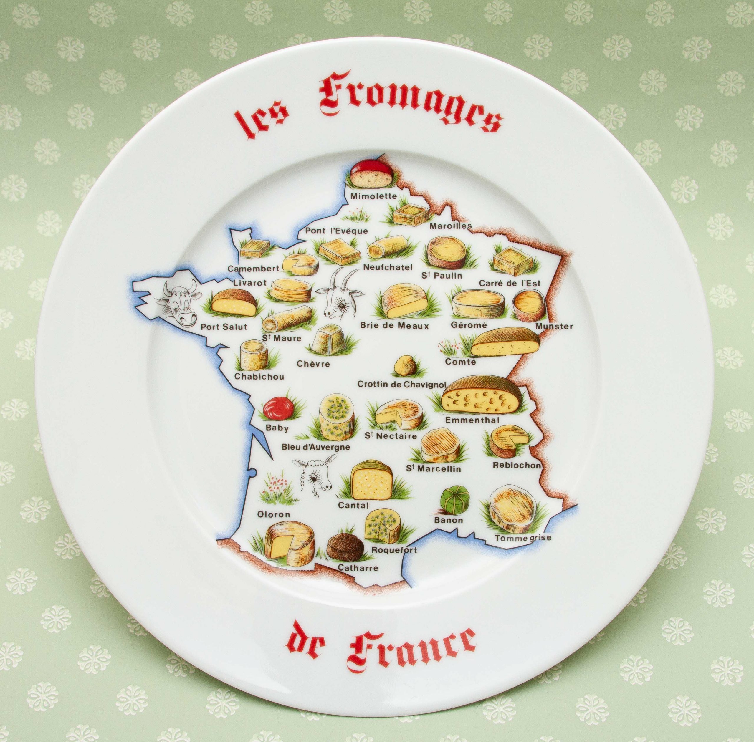 Limoges Vintage Menu holders France porcelain