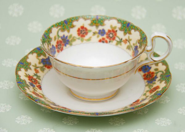 Aynsley Bone China antique cup and saucer, Aynsley Tea Cup And Saucer Rare Antique Bone China Set