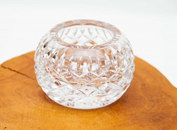 Crystal Tealight candle Holder, Crystal Clear Glass Tealight Candle Holder, Posy Bowl