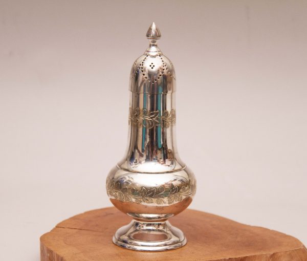 silver plated shaker sifter, Silver Plated Sugar Shaker Sifter  &#8211; Chocolate Powder Sprinkler
