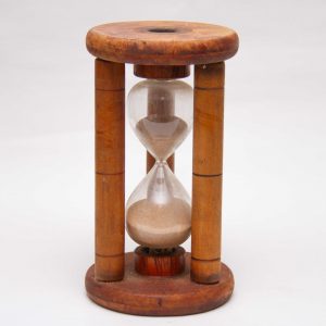 Large Hand Crafted Rustic Bobbin Hour Glass Sand Timer