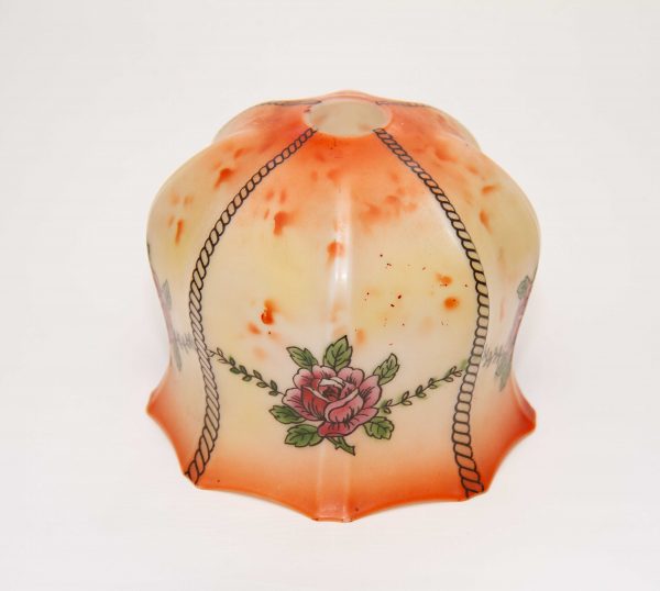 Art Deco glass pendant light shade, Art Deco Glass Pendant Light Shade