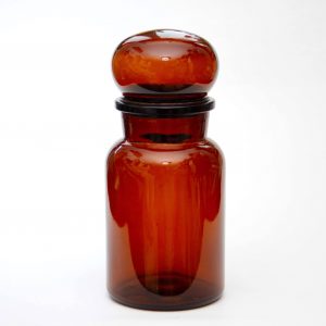 Large Belgian Apothecary Glass Jar