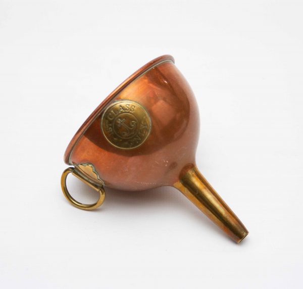 copper ships wine funnel, Copper &#038; Brass Ships First Class Wine Funnel