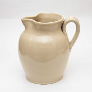 Victorian Doulton Lambeth Cream Stoneware Jug