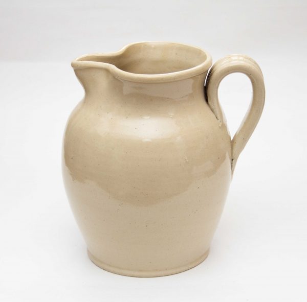 Victorian Doulton Lambeth Stoneware jug, Victorian Doulton Lambeth Cream Stoneware Jug